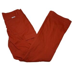 Wrangler ATG Cargo Pants Womens Size 10 Rust Orange Straight Leg Hiking Gorpcore